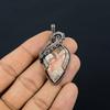 Crazy Lace Agate Gemstone Pendant Handmade Jewelry, 999 Copper Wire Wrapped Pendant Sodalite Jewelry, Gift For Her Women Pendant Brand New Pendant