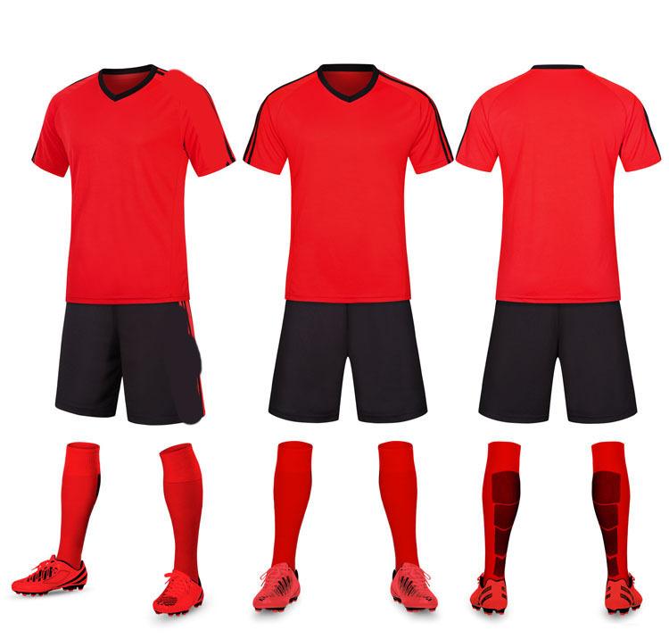 Soccer Uniform Sports Suit, Quick Dry, Breathable, Kids Soccer Game Training Team Uniform, Jersey