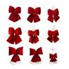Holiday Velvets Ribbon Hanging Decoration For Restaurants Weddings And Seasonal Displays 6XDE