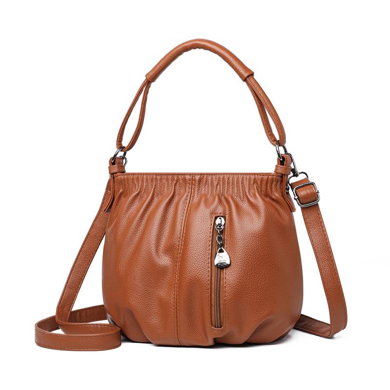 

Crossbody bag shoulder bag versatile handbag сірий колір