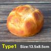 Simulation PU Bread Artificial Fake Bread Kitchen Food Prop Cabinet Decoration Cake Miniatures Party Model Display Accessories