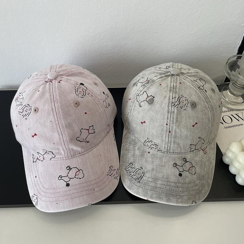 2025 New Cartoon Baseball Cap Retro Women Spring and Summer Fashion Casual Cute Versatile Quality Trend Beret Cap