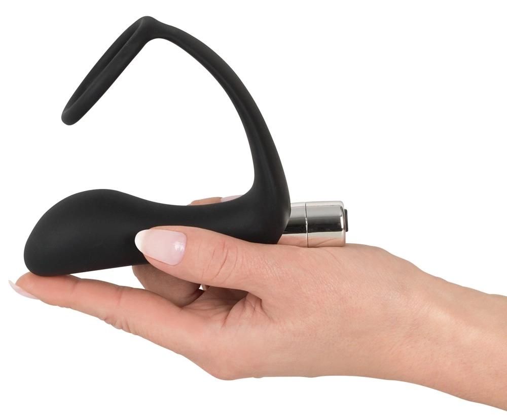 Black Velvets - Black Vibrating Butt Plug Cock Ring