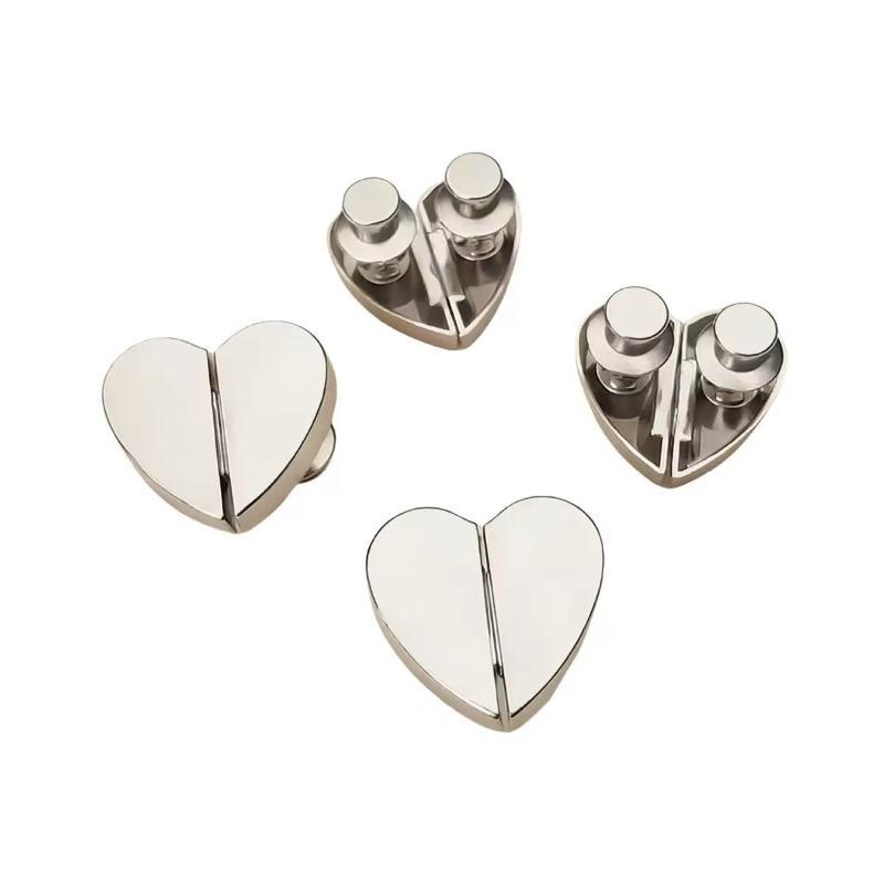 Curtain Magnetic Closure Buttons Detachable Leakage Proof Fastener Clips Easy Install for Home Blackout Window Curtains