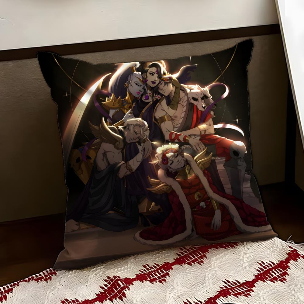 HHades game Cushion Cover Reversible Soft Durable Pillow Cover Home Car MultiScene Use for Daily Comfort