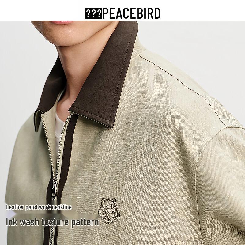 Peacebird Men's Casual Jacket BABCG110J
