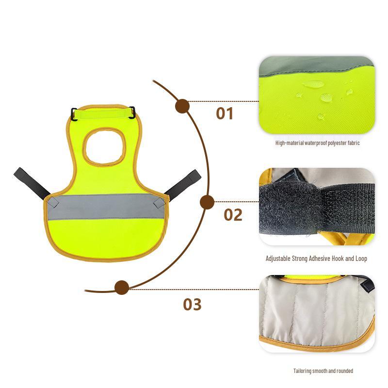 Reflektierende Hühner- und Gänseweste - Haustierbekleidung & Zubehör Umhang