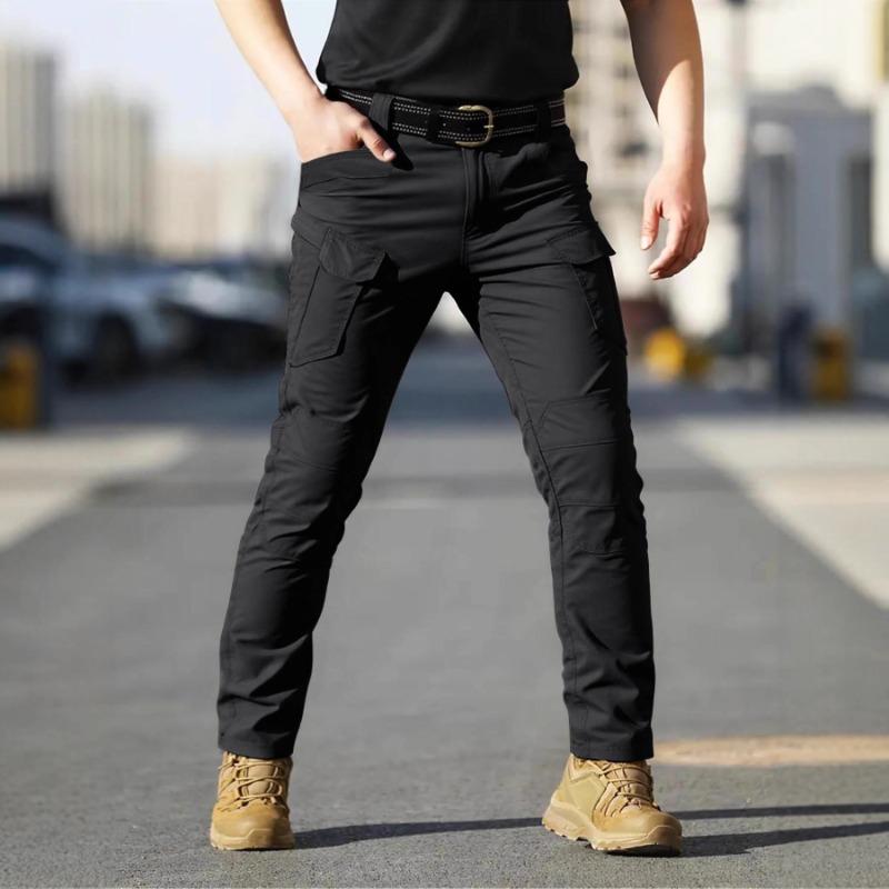 Multifunctional pockets and button zipper placket lightweight breathable overalls for all seasons 5