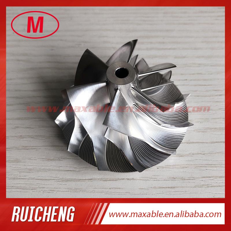 GT15-25 793221-0002X 44.50/59.48mm 6+6 blades High Performance Turbocharger Billet Compressor wheel