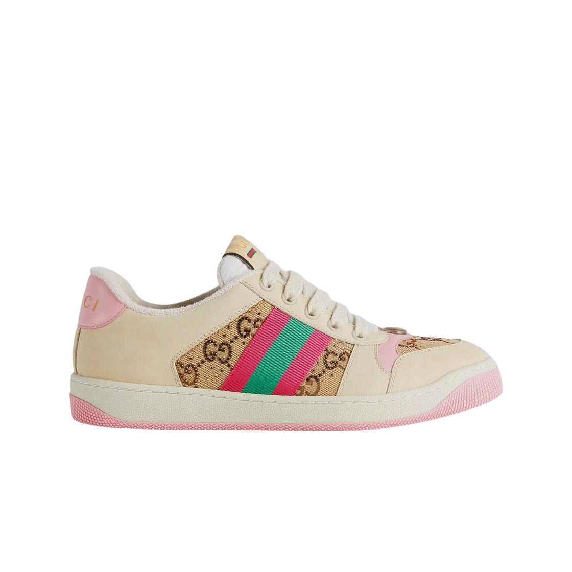 

(ш) Кросівки Gucci Screener з кристалами бежево-чорні EU 35W