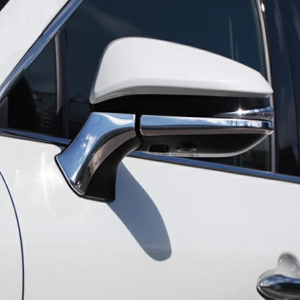 BKY Toyota Harrier 80 Series Dedicated Door Side Mirror Chrome New Harrier Custom Parts Garnish, Dress-Up (Silver)