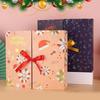 Christmas Countdown Advent Calendar Gift Box Refillable 24-Day Christmas Boxes DIY Advent Calendar Empty Box Foldable Home Decor