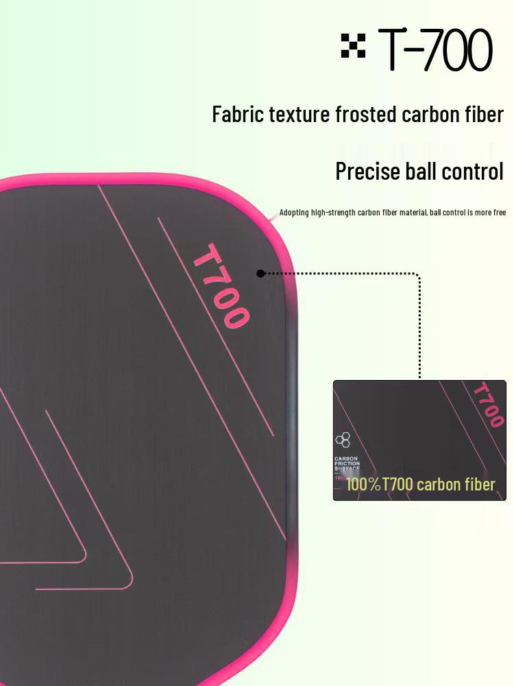 Frosted T700 Carbon Fiber Pickleball Paddle Set with Cloth Pattern