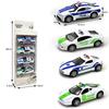 4Pcs Set Todder Car Toy Multi-Style Police School Bus Taxiing Alloy Mini Car Model Kids Pocket Small Durable Car kid gifts