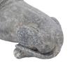 Grey Dog Shaped Desktop Ornament Outdoor Yard Animal Statue  Living Room Shelf Display