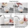 Hand-Free Rice Washing Tool Household Draining And Rinsing Device Creative Kitchen Gadget for Home Use Lazy Person'S Rice Washing Sieve