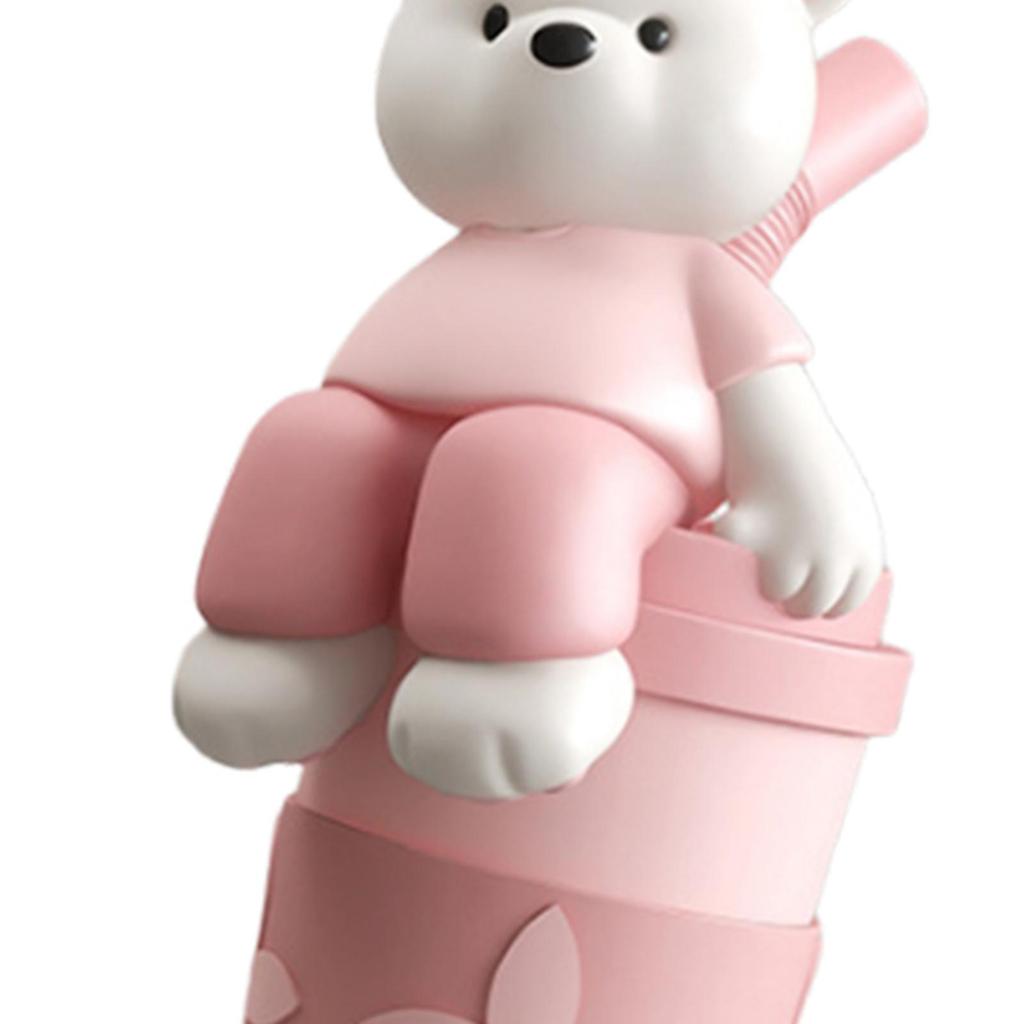 Animal Statue Resin Housewarming Gift Cartoon Collectible Cute Animal Sculpture for Bedroom Dining Table Entrance Cabinet Office