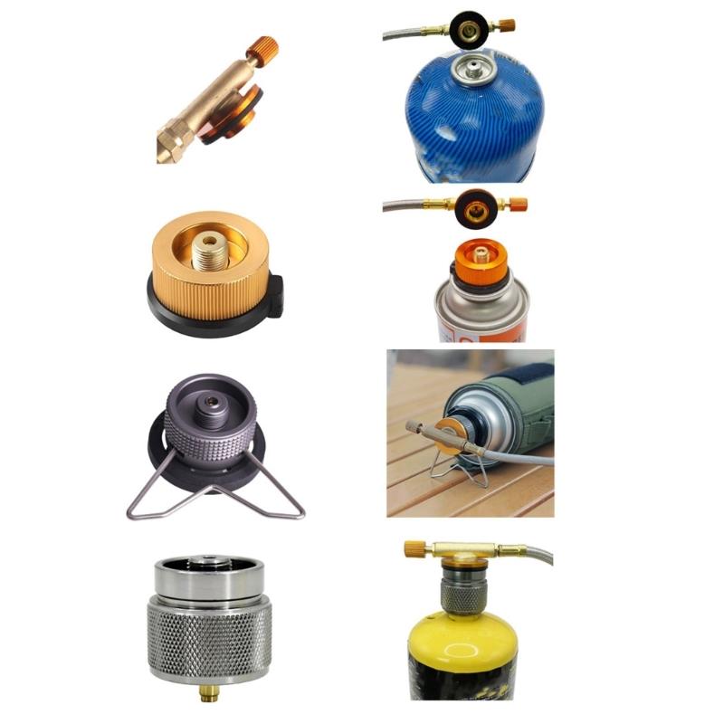 Heavy Type Gas Cylinders Connectors Tool Leak Proof Outdoor Stove Adapters Leak Proof Outdoor Accessory