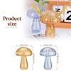 Mushroom Vase Elegant Home Decor Hydroponics Glass Vase Water Planting Glass Container