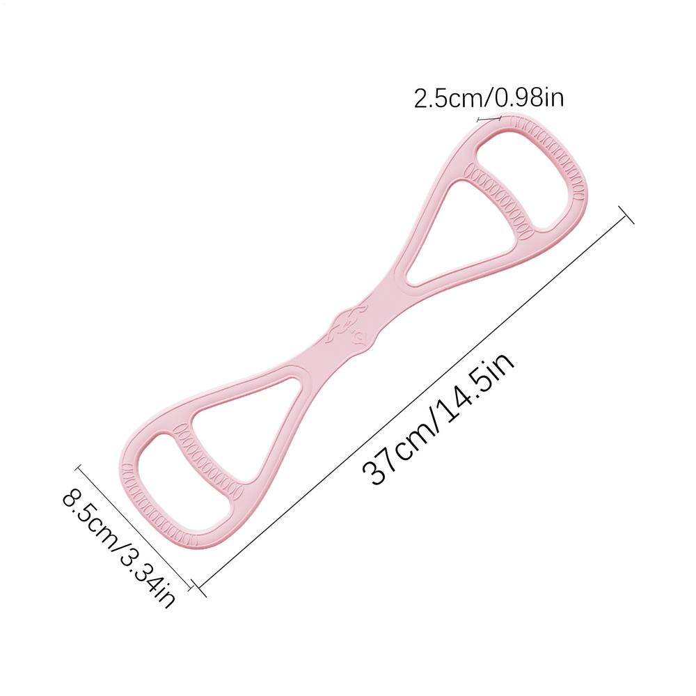8 Shaped Resistance Bands for Back Exercise Ergonomic Shoulder Stretch Equipment for Home Gym Youth Girls Family Stretching