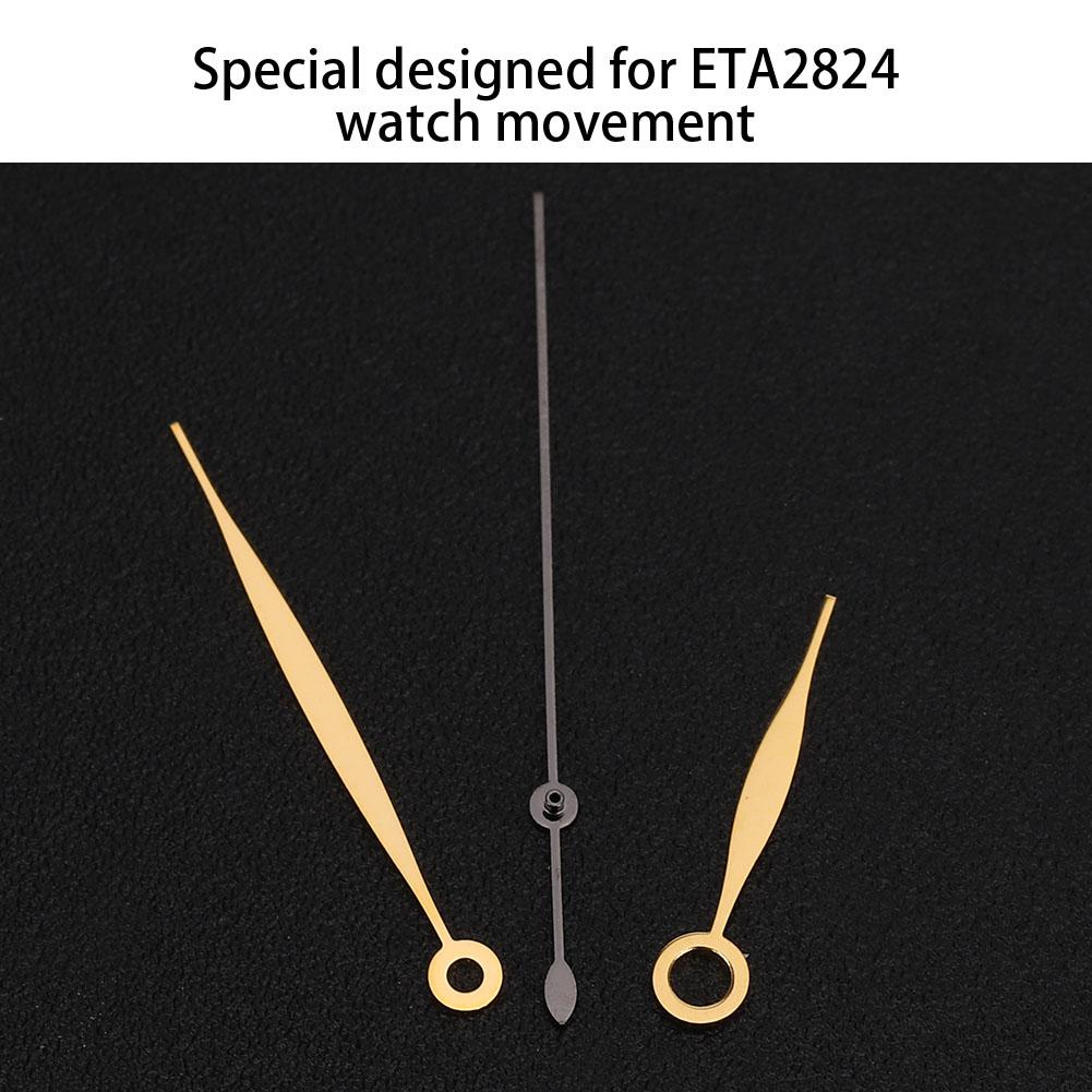 T41 Men Watch Hour Minute Second Hands Watch Needles Fit for ETA2824 Movement