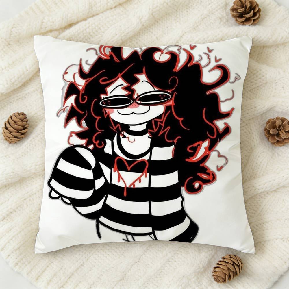 Horror Game Jjohn Ddoe Doublesided Printed Square Decorative Cushion Cover for Sofa Living Room Home Decor