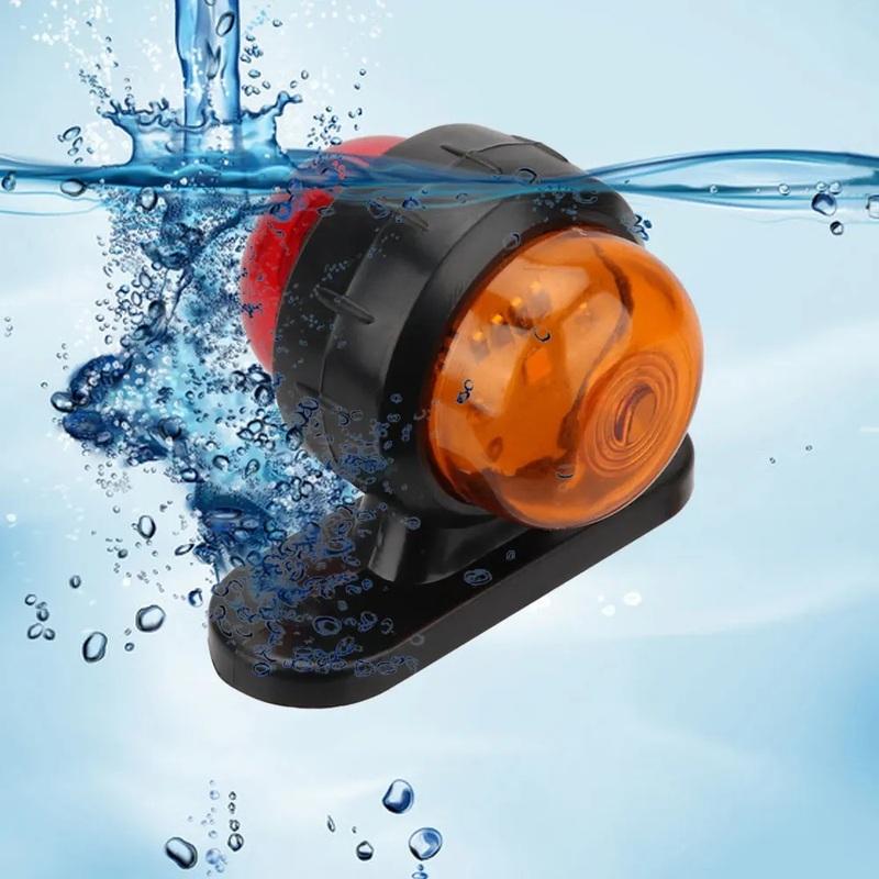 12V 24V LED Side Marker Lights Truck Front Rear Clearance Lights Outline Lamp Indicator Tail Light For Trailer Van Caravan