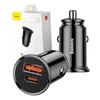 Car Charger Baseus Circular Pd Qc4.0+ 5A 30W (Black)