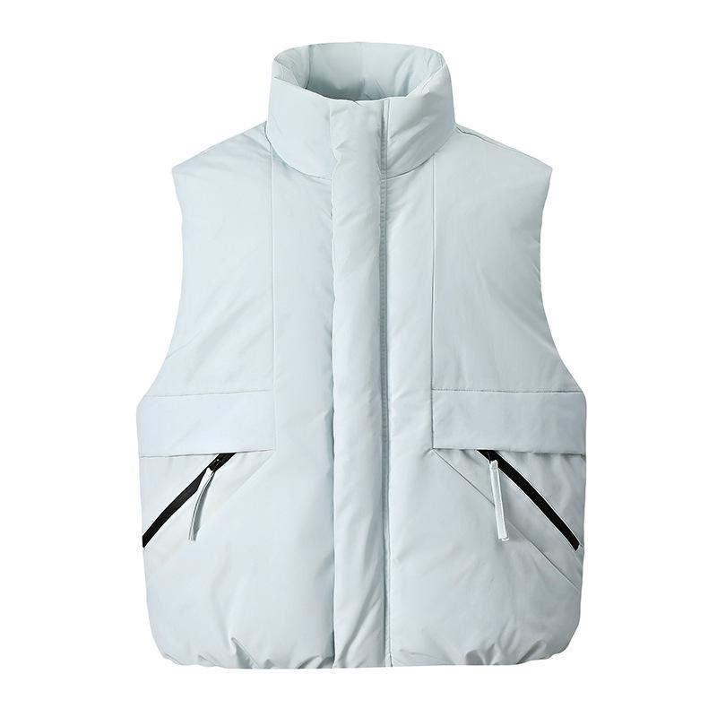 Trendige Herren-Stehkragen-Daunen-Baumwollweste - Herbst/Winter Lässige Weste Oberbekleidung für Paare