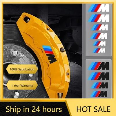 2025 Heiß 1Set Auto Bremssattel Abzeichen Emblem Aufkleber Auto Gadget Für Bmw M X1 X3 X5 X6 E30 E90 M3 E84 E83 F25 E83 F25 E91 E60 F15 F16 E