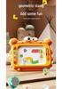 Magnetic Doodle Board with Geometric Stamps - Erasable Drawing Toy for Toddlers and Infants