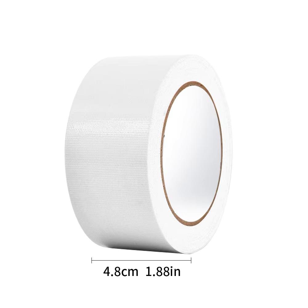 

Cloth tape, high-viscosity waterproof strong tape, floor, carpet, pipe repair, DIY home decoration, binding and fixing 48mm&10M белый