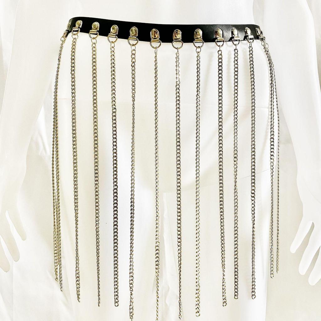 Leather Chain Fashion Accessory Waist Belt