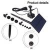 Solar Water Fountain Pump for Small Ponds with 180L/h Maximum Flow Rate