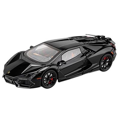 Lamborghini Revuelto 1:24 Diecast Supercar Racing Alloy Pull-Back Model Car, Black