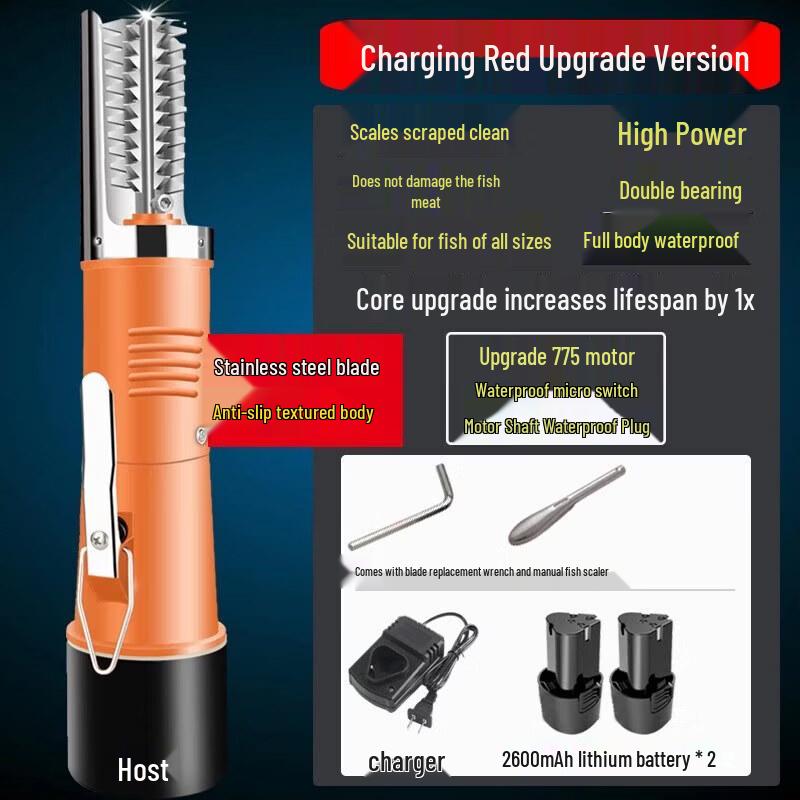 Qiiwei Commercial Automatic Electric Fish Scaler