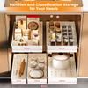 Punch-free Kitchen Pull-out Rack Under Sink Pull-out Basket Cabinet Slide Drawer Storage Box Spice Rack  Kitchen Organizer