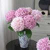 3pcs Realistic Artificial Hydrangea Bouquet-outdoor Artificial Flowers, Suitable for Family, Wedding, Office and Holiday Decoration Accessories.