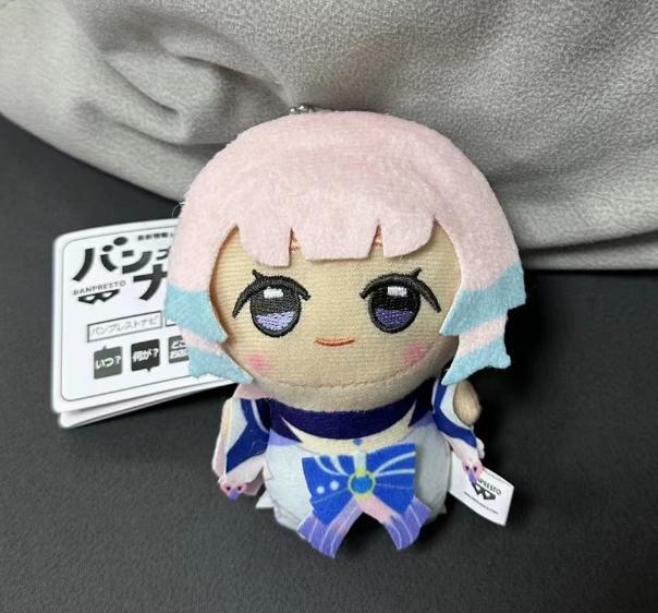 Genshin Impact Xiao Zhong Li Venti Ganyu Tartaglia Diluc Plush Pendant Toy Doll Mini Keychain Backpack Accessorie For Gift