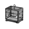 Bird Travel Carrier Cage With Handle 2 Perch 2 Food Cup And Container Portable Lightweight Travel Bird Cage For Cockatiels