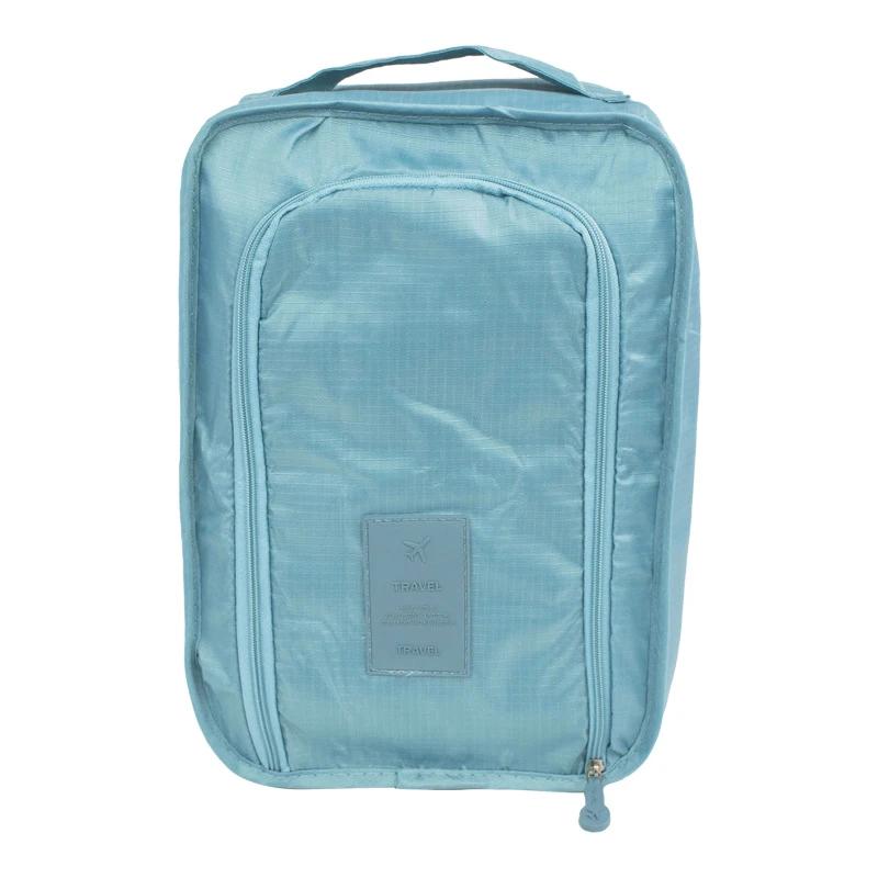Multifunctional portable shoe bags folding dust-proof nylon storage bag clothing and shoe organizer, outdoor travel storage case