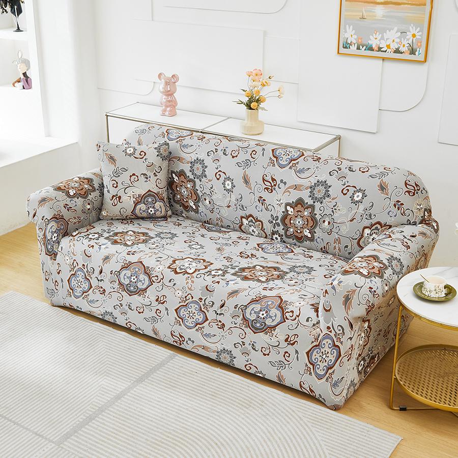 1 PC Elastic Sofa Cover Stretch Sofa Cover For Living Room Protector Removable Washable Slipcover Easy To Install & Remove