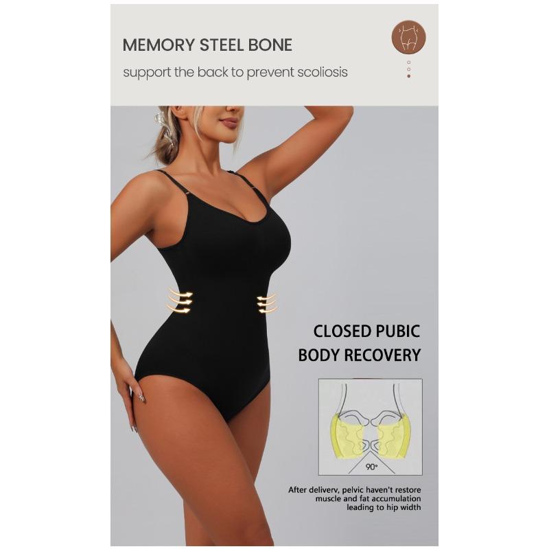 Women's One-Piece Shaper: Tummy-Tucking, Open-Crotch, Butt-Lifting, Body-Shaping, Strapless, Stretch, Waist-Cinching, Body-Sculpting Garment