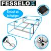 FESSELOX Restraints Set Bondage Restraint Bed Restraint Set Handcuffs Ankle Cuffs BDSM