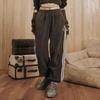 adidas Originals Adicolor Track Joggers Loose Soft Comfortable Fashion Retro Sports Knit Pants Women Bottoms Brown IY7835