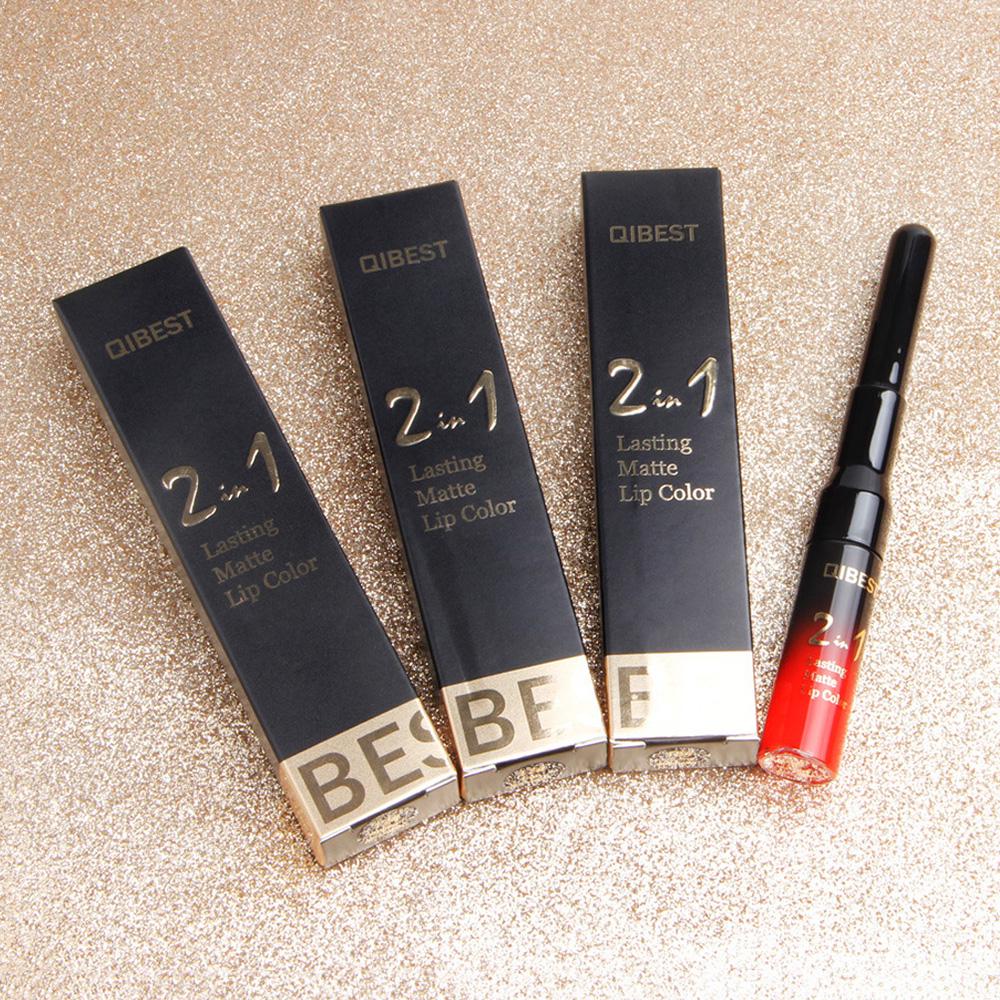Buy Double End Matte Lipstick 2 In 1 Lip Liner and Gloss For Makeup ...