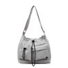 Nylon Tote Bag For Travel With Drawstring Closure And Spacious Design For Casual Use