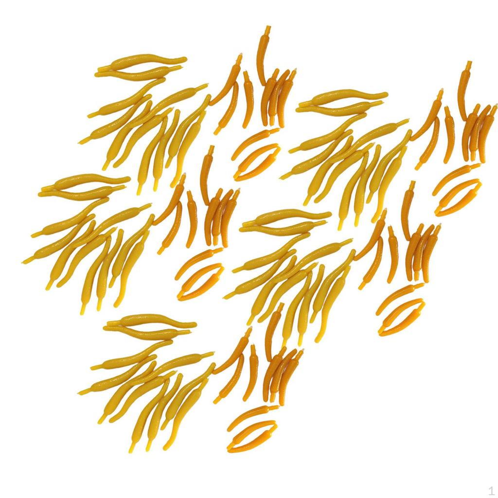100 Pieces Artificial Calla Lily Stamens Lotus Flower Parts Art Arrangement DIY Cores