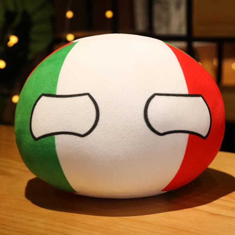 Jucării de pluș Country Ball de 10 cm Polandball Geantă Portofel Pandantiv Country Balls Countryball Păpușă de pluș Jucărie Cadouri de Crăciun pentru copii