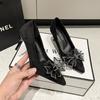 High Heels Summer New Fashion Flower Pointed Stiletto Women's Fashion Shoes